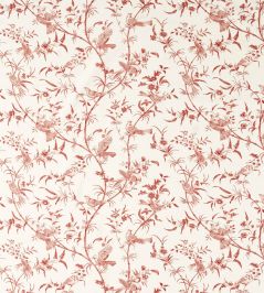 Paradise Woods Toile Fabric by Sanderson Madder Paradise Woods Toile Fabric by Sanderson Madder