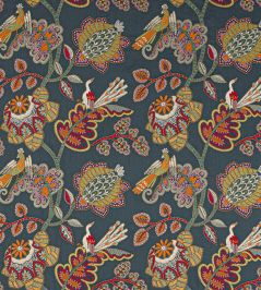 Paradiso Fabric by Jane Churchill Indigo Paradiso Fabric by Jane Churchill Indigo