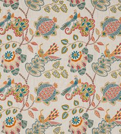 Paradiso Fabric by Jane Churchill Tomato/Slate Paradiso Fabric by Jane Churchill Tomato/Slate