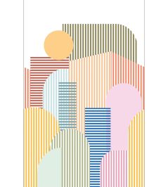 Parallele Mural by Caselio Multicouleurs Parallele Mural by Caselio Multicouleurs