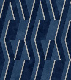 Parallels Wallpaper by Coordonne Ultramarine Parallels Wallpaper by Coordonne Ultramarine