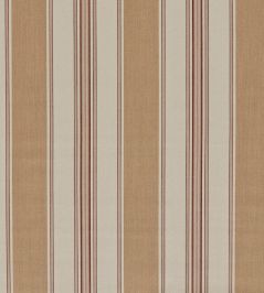 Parasol Stripe Fabric by Zoffany Sandstone/Russet Parasol Stripe Fabric by Zoffany Sandstone/Russet