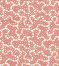 Parnham Fabric by Titley and Marr Coral Parnham Fabric by Titley and Marr Coral