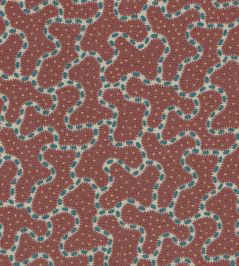Parnham Fabric by Titley and Marr Maroon Parnham Fabric by Titley and Marr Maroon