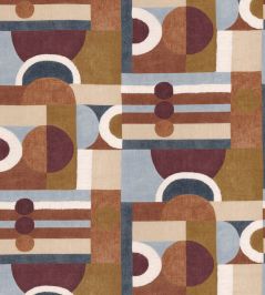 Paro Fabric by Casamance Pourpre Ocre Paro Fabric by Casamance Pourpre Ocre