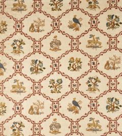 Partridge & Pear Fabric by Sanderson Fig/Wheat Partridge & Pear Fabric by Sanderson Fig/Wheat