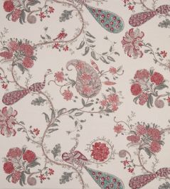 Parvani Fabric by Nina Campbell Dark Pink Parvani Fabric by Nina Campbell Dark Pink