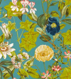 Passiflora Wallpaper by Clarke & Clarke Chambray Passiflora Wallpaper by Clarke & Clarke Chambray