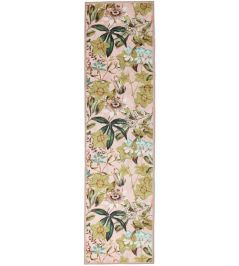 Passiflora Runner Rug by Clarke & Clarke Blush Passiflora Runner Rug by Clarke & Clarke Blush