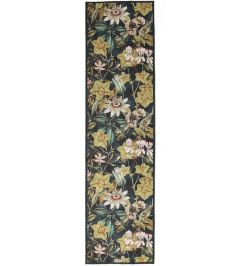 Passiflora Runner Rug by Clarke & Clarke Forest Passiflora Runner Rug by Clarke & Clarke Forest