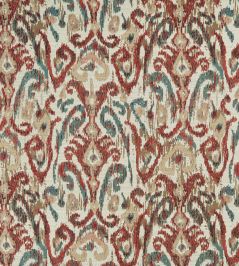 Pataudi Fabric by Nina Campbell Red/Blue Pataudi Fabric by Nina Campbell Red/Blue