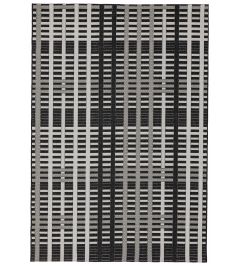Patio Grid Rug by Asiatic Black Patio Grid Rug by Asiatic Black
