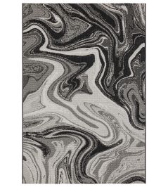 Patio Marble Rug by Asiatic Black Patio Marble Rug by Asiatic Black