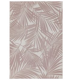 Patio Palm Rug by Asiatic Pink Patio Palm Rug by Asiatic Pink