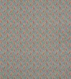 Patola Paisley Fabric by GP & J Baker Aqua Patola Paisley Fabric by GP & J Baker Aqua