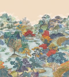 Pavilion Mural by Cole & Son Soft Maple Pavilion Mural by Cole & Son Soft Maple
