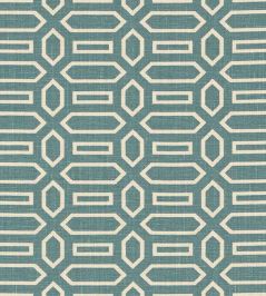 Pavilion Fabric by Schumacher Peacock Blue Pavilion Fabric by Schumacher Peacock Blue