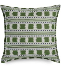 Paxton Cushion 55 x 55cm by James Hare Blue/Green Paxton Cushion 55 x 55cm by James Hare Blue/Green