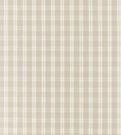 Payton Check Fabric by Anna French Beige Payton Check Fabric by Anna French Beige