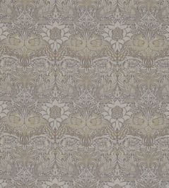 Peacock & Dragon Fabric by Morris & Co Pebble/Stone Peacock & Dragon Fabric by Morris & Co Pebble/Stone