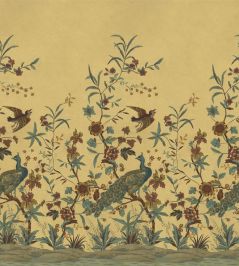 Peacock Toile Scene 1 Mural by Designers Guild Sepia Peacock Toile Scene 1 Mural by Designers Guild Sepia
