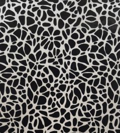 Pebble Flock Wallpaper by 1838 Wallcoverings Jet Pebble Flock Wallpaper by 1838 Wallcoverings Jet