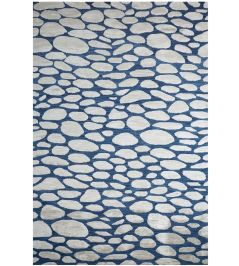 Pebble Rug by William Yeoward Woad Pebble Rug by William Yeoward Woad