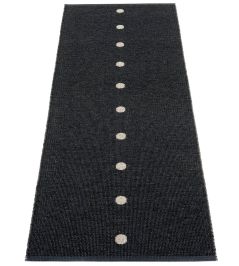 Peg Runner Rug by Pappelina Black/Linen Peg Runner Rug by Pappelina Black/Linen