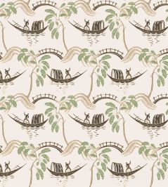 Peggy Fabric by Nina Campbell Green/Ivory Peggy Fabric by Nina Campbell Green/Ivory