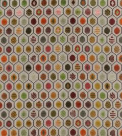 Pelangi Velvet Fabric by Osborne & Little Rust/Olive/Mocha Pelangi Velvet Fabric by Osborne & Little Rust/Olive/Mocha