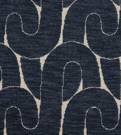 Pelican Fabric by Pepe Penalver Indigo Pelican Fabric by Pepe Penalver Indigo