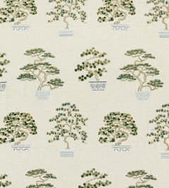 Penjing Fabric by Sanderson Scallion Green Penjing Fabric by Sanderson Scallion Green