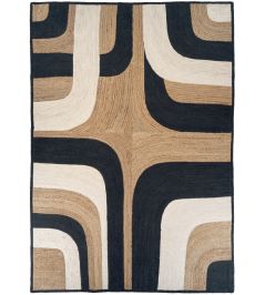 Penny Lane Rug by Elitis Black and White Penny Lane Rug by Elitis Black and White