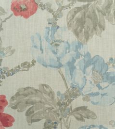 Peony Fabric by Andrew Martin Sea Coral Peony Fabric by Andrew Martin Sea Coral