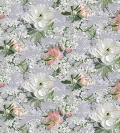 Peony Blossom Fabric by Designers Guild Platinum Peony Blossom Fabric by Designers Guild Platinum