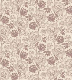 Peony Wallpaper by Farrow & Ball Dimity / Sulking Room Pink Peony Wallpaper by Farrow & Ball Dimity / Sulking Room Pink