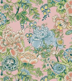 Peony Garden Wallpaper by Thibaut Blush Peony Garden Wallpaper by Thibaut Blush