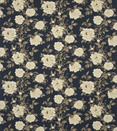 Peony Tree Fabric by Sanderson Blue/Primrose Peony Tree Fabric by Sanderson Blue/Primrose
