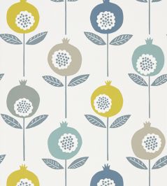 Pepino Wallpaper by Scion Limeade / Hemp / Glacier Pepino Wallpaper by Scion Limeade / Hemp / Glacier