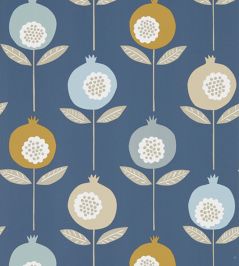 Pepino Wallpaper by Scion Sky / Cinnamon / Ink Pepino Wallpaper by Scion Sky / Cinnamon / Ink
