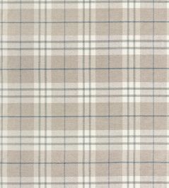 Percival Plaid Fabric by Thibaut Flax Percival Plaid Fabric by Thibaut Flax