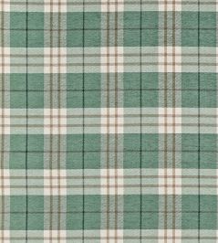 Percival Plaid Fabric by Thibaut Pine Percival Plaid Fabric by Thibaut Pine