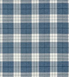 Percival Plaid Fabric by Thibaut True Blue Percival Plaid Fabric by Thibaut True Blue