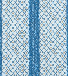 Pergola Trellis Fabric by Designers Guild Cobalt Pergola Trellis Fabric by Designers Guild Cobalt
