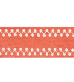 Perla Tape Trimming by Thibaut Coral Perla Tape Trimming by Thibaut Coral