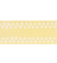 Perla Tape Trimming by Thibaut Daffodil Perla Tape Trimming by Thibaut Daffodil