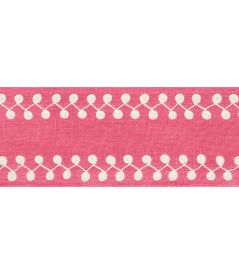 Perla Tape Trimming by Thibaut Peony Perla Tape Trimming by Thibaut Peony