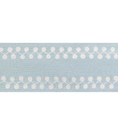 Perla Tape Trimming by Thibaut Powder Perla Tape Trimming by Thibaut Powder