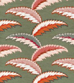 Persian Palm Fabric by Ottoline Sage Green Persian Palm Fabric by Ottoline Sage Green