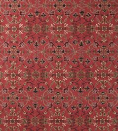 Persian Scroll Embroidery Fabric by Morris & Co Plum Persian Scroll Embroidery Fabric by Morris & Co Plum